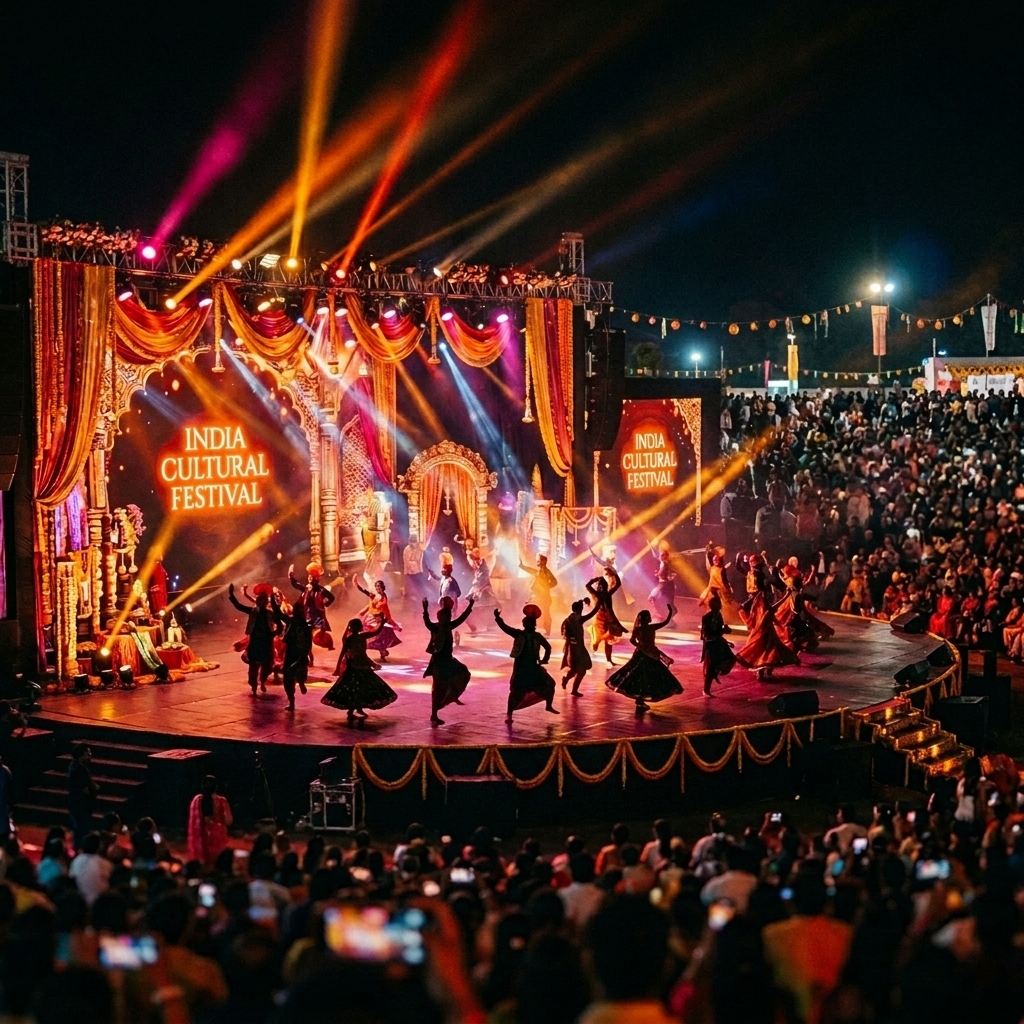 Kalaparv cultural dance festival stage